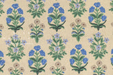 Cotton + Steel Rifle Paper Co. Camont Canvas - Menagerie Mughal - blue
